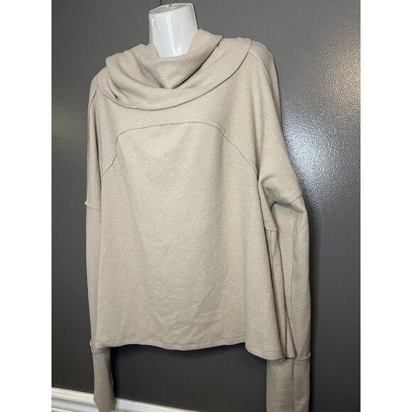 Blue B Collection Sweater Womens Medium Khaki Cowl Neck Pullover Style 22066T - Picture 5 of 10